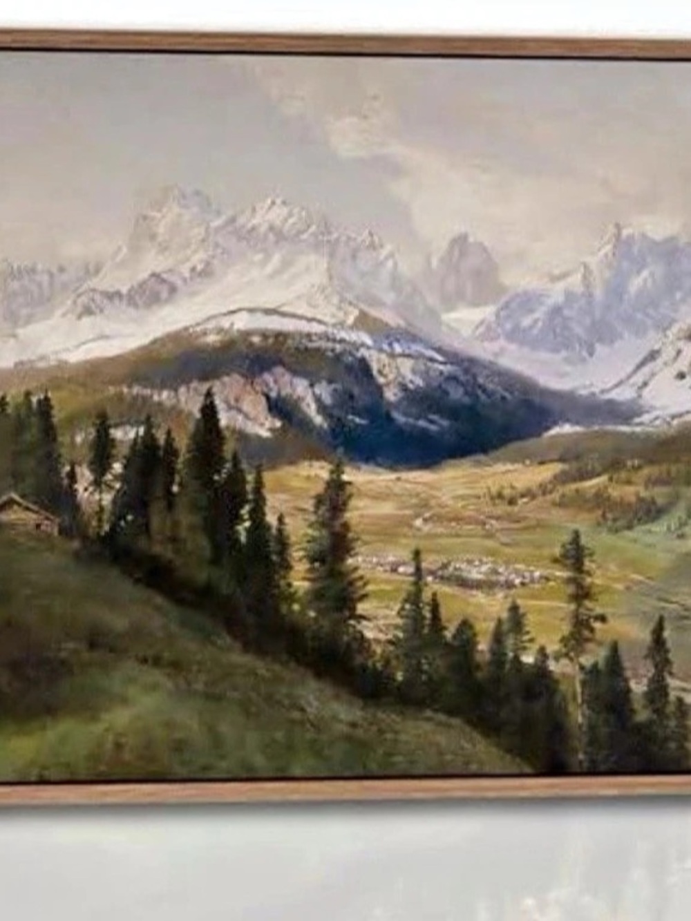 Mountain Landscape Canvas Print 12x16 Mountain Landscape Wall Art NWT